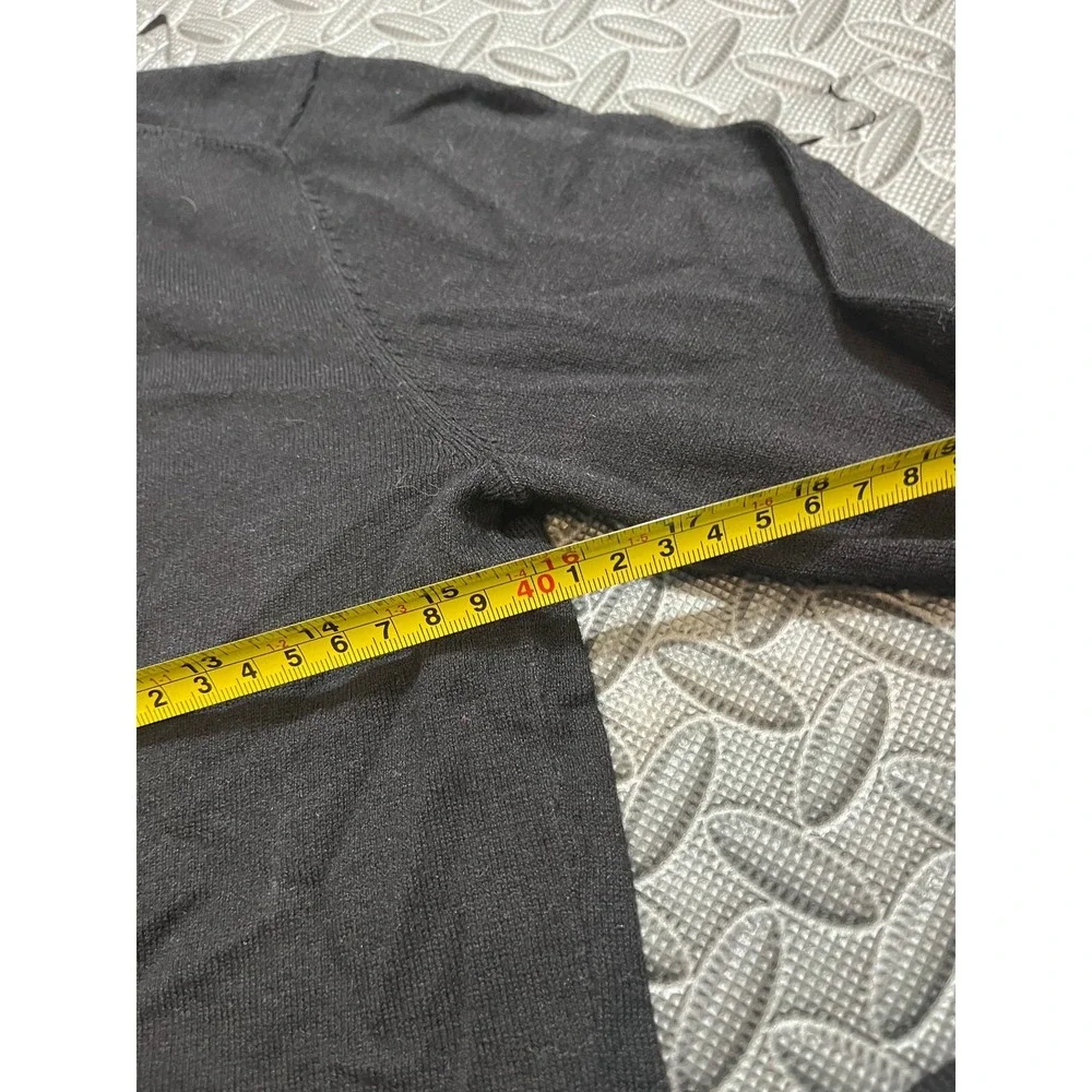 Peter Millar Coat Mens Large Black 100% Cashmere Silk Lined Car Coat Jacket